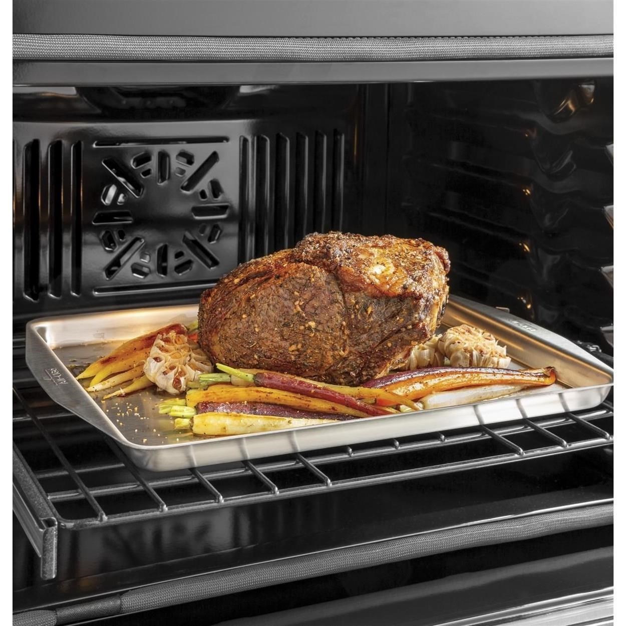 27 inch double wall cheap oven with french doors